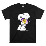 Snoopy Hugging Los Angeles Lakers Basketball T Shirt 6