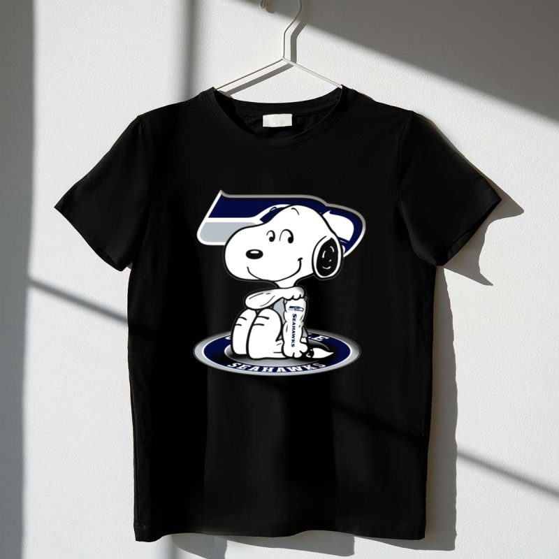Snoopy Hugging Seattle Seahawks 1 T Shirt