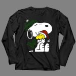 Snoopy Hugging Woodstock Winter Hat Scarf Christmas 4 Long Sleeves 1.jpg