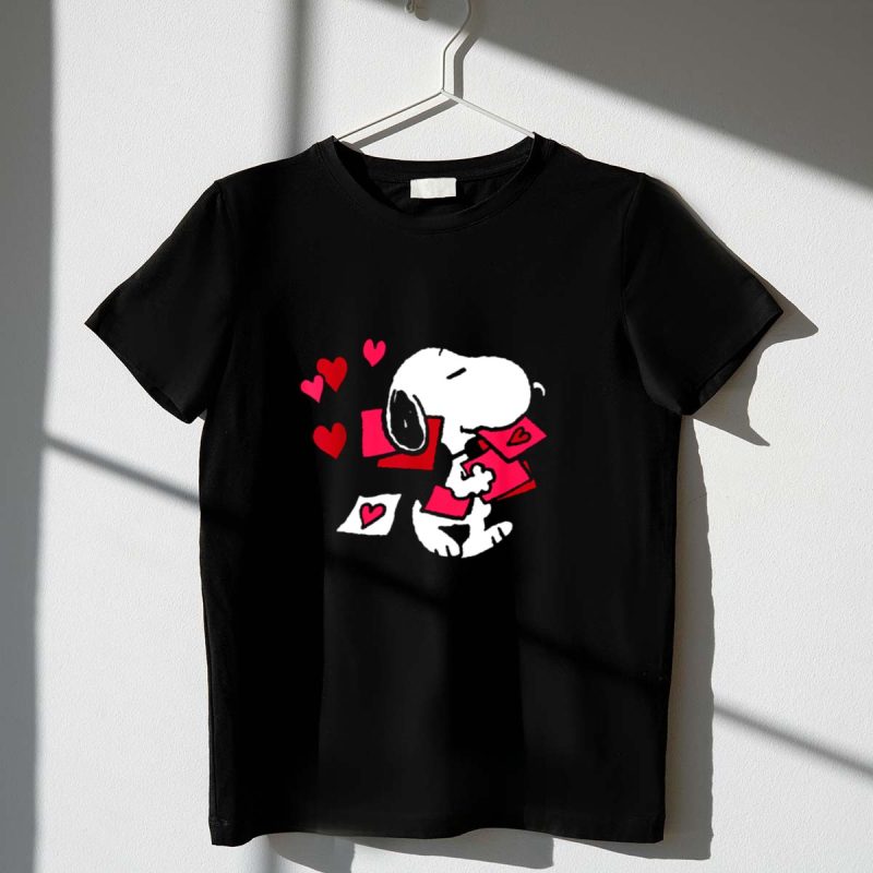 Snoopy I Want All The Love Valentines Peanuts 1 T Shirt