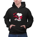 Snoopy I Want All The Love Valentines Peanuts 2 Hoodie