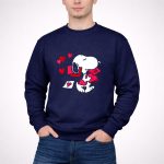 Snoopy I Want All The Love Valentines Peanuts 3 Sweatshirt