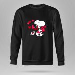 Snoopy I Want All The Love Valentines Peanuts 9 Sweatshirt