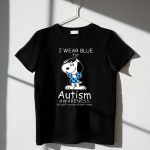 Snoopy I Wear Blue for Autism Awareness Accept Understand Love Peanuts 1 T Shirt
