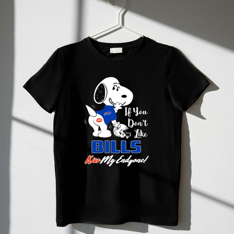 Snoopy If You Dont Like Bills Kiss My Endzone Buffalo Bills 1 T Shirt