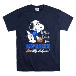 Snoopy If You Dont Like Mavericks Kiss My Endzone Dallas Mavericks Fans T Shirt 7
