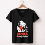 Snoopy If You Dont Like New Jersey Devils Kiss My Endzone 7 Womens V Neck.jpg
