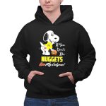 Snoopy If You Dont Like Nuggets Kiss My Endzone Denver Nuggets Basketball Fan 2 Hoodie