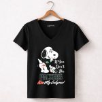 Snoopy If You Dont Like Packers Kiss My Endzone 7 Womens V Neck