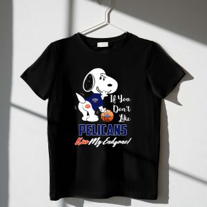 Snoopy If You Dont Like Pelicans Kiss My Endzone Basketball 1 T Shirt