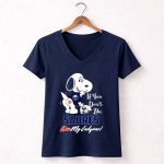Snoopy If You Dont Like Sabres Kiss My Endzone Buffalo Sabres Fans 5 Womens V Neck.jpg