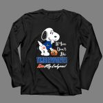 Snoopy If You Dont Like Timberwolves Kiss My Endzone Basketball Fan Phrase 4 Long Sleeves