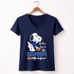 Snoopy If You Dont Like Timberwolves Kiss My Endzone Basketball Fan Phrase 5 Womens V Neck