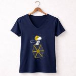 Snoopy Imperial Flying Ace Tie Fighter Star Wars Crossover 5 Womens V Neck.jpg
