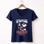 Snoopy In A World Where You Can Be Anything Be A Seminoles Fan 5 Womens V Neck.jpg