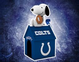 Snoopy Indianapolis Colts Banner