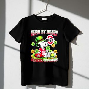 Snoopy Irish By Heart Buckeyes By Passion St Patricks Day 1 T Shirt