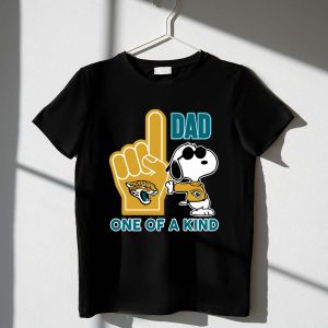 Snoopy Jacksonville Jaguars #1 Dad One Of A Kind Shirt