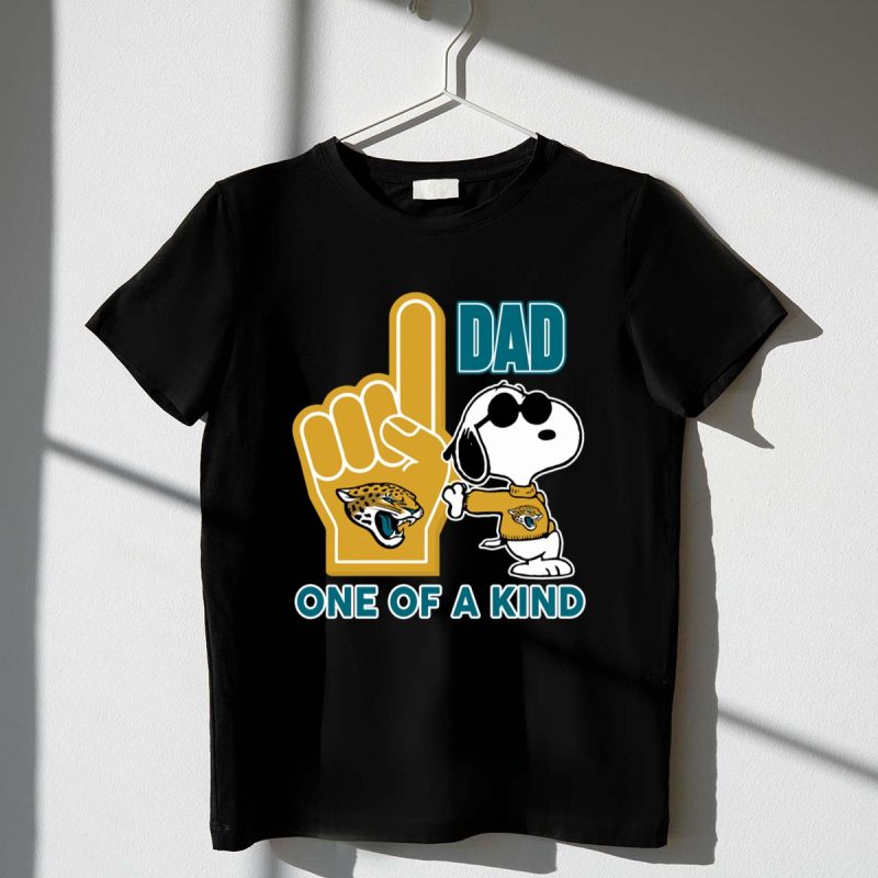 Snoopy Jacksonville Jaguars 1 Dad One Of A Kind 1 T Shirt