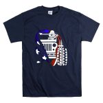 Snoopy Jeep Stars Stripes American Flag Background T Shirt 7