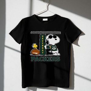 Snoopy Joe Cool And Woodstock The Green Bay Packers 1 T Shirt