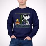 Snoopy Joe Cool And Woodstock The Green Bay Packers 3 Sweatshirt