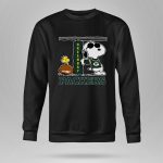 Snoopy Joe Cool And Woodstock The Green Bay Packers 9 Sweatshirt