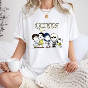 Snoopy Joe Cool With The Queen Band 80s 1 T Shirt.jpg