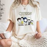 Snoopy Joe Cool With The Queen Band 80s T Shirt 7.jpg