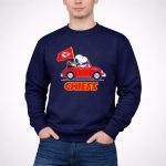 Snoopy Kansas City Chiefs Football Fan Car Ride 3 Sweatshirt