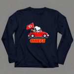 Snoopy Kansas City Chiefs Football Fan Car Ride 6 Long Sleeves