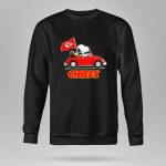 Snoopy Kansas City Chiefs Football Fan Car Ride 9 Sweatshirt