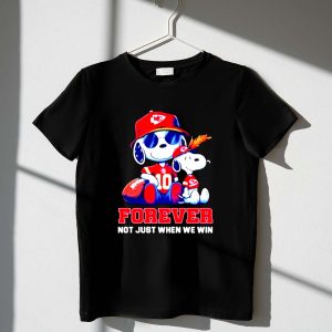 Snoopy Kansas City Chiefs Forever Not Just When We Win 1 T Shirt