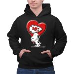 Snoopy Kansas City Chiefs Heart 2 Hoodie
