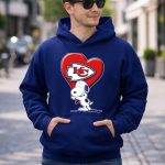 Snoopy Kansas City Chiefs Heart 8 Hoodie