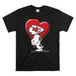 Snoopy Kansas City Chiefs Heart T Shirt 6