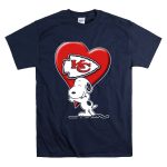 Snoopy Kansas City Chiefs Heart T Shirt 7