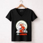 Snoopy Kansas City Chiefs Super Bowl Liv Kcc Chiefs 7 Womens V Neck