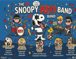 Snoopy Kiss Band Banner