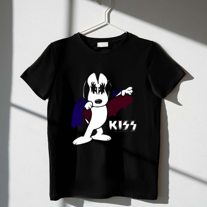 Snoopy Kiss Band Demon Make Up 1 T Shirt.jpg