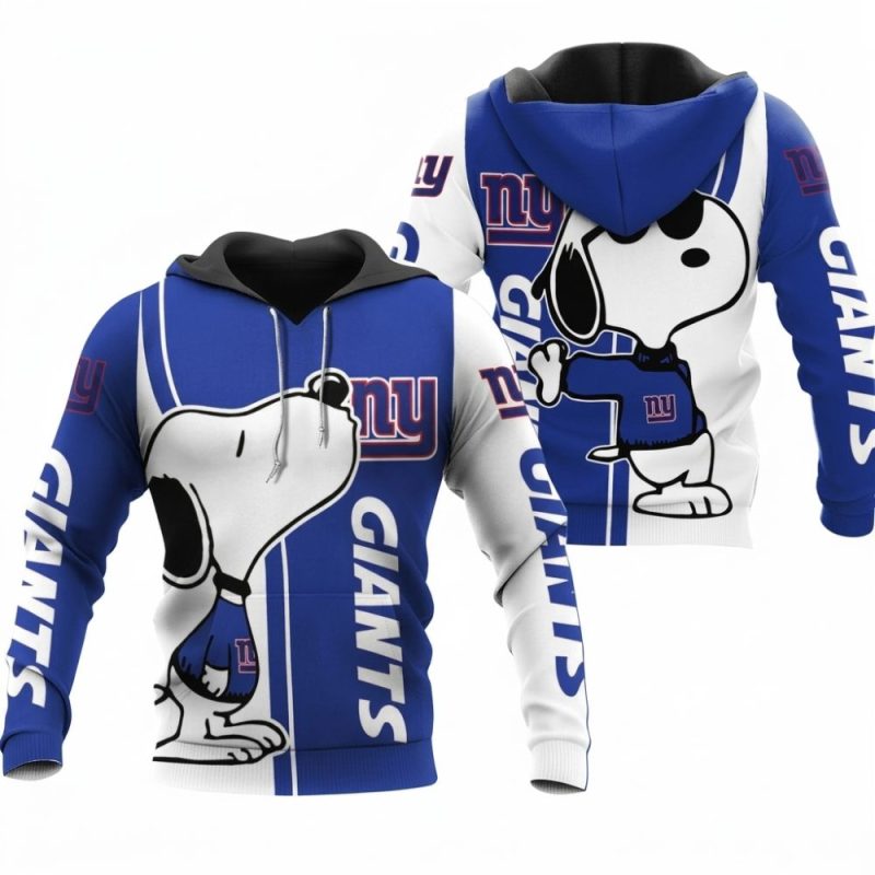 Snoopy Kiss Logo New York Giants All Over Print Hoodie 1.Jpg