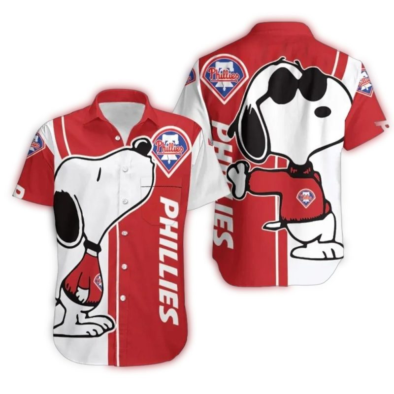 Snoopy Kiss Logo Philadelphia Phillieshawaiian Shirt 1.Jpg