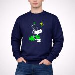 Snoopy Kiss Me 100 Irish St Patricks Day Shamrock Hat Woodstock 3 Sweatshirt