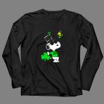 Snoopy Kiss Me 100 Irish St Patricks Day Shamrock Hat Woodstock 4 Long Sleeves