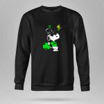 Snoopy Kiss Me 100 Irish St Patricks Day Shamrock Hat Woodstock 9 Sweatshirt