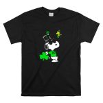 Snoopy Kiss Me 100 Irish St Patricks Day Shamrock Hat Woodstock T Shirt 6