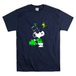 Snoopy Kiss Me 100 Irish St Patricks Day Shamrock Hat Woodstock T Shirt 7