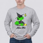 Snoopy Kiss Me 100 Irish St Patricks Day Wizard Woodstock 91 Long Sleeves