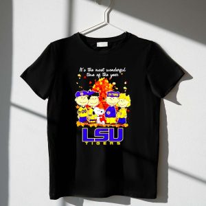 Snoopy LSU Tigers its the most wonderful time of the year the fall 1 T Shirt 1.jpg