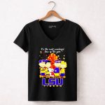 Snoopy LSU Tigers its the most wonderful time of the year the fall 7 Womens V Neck 1.jpg